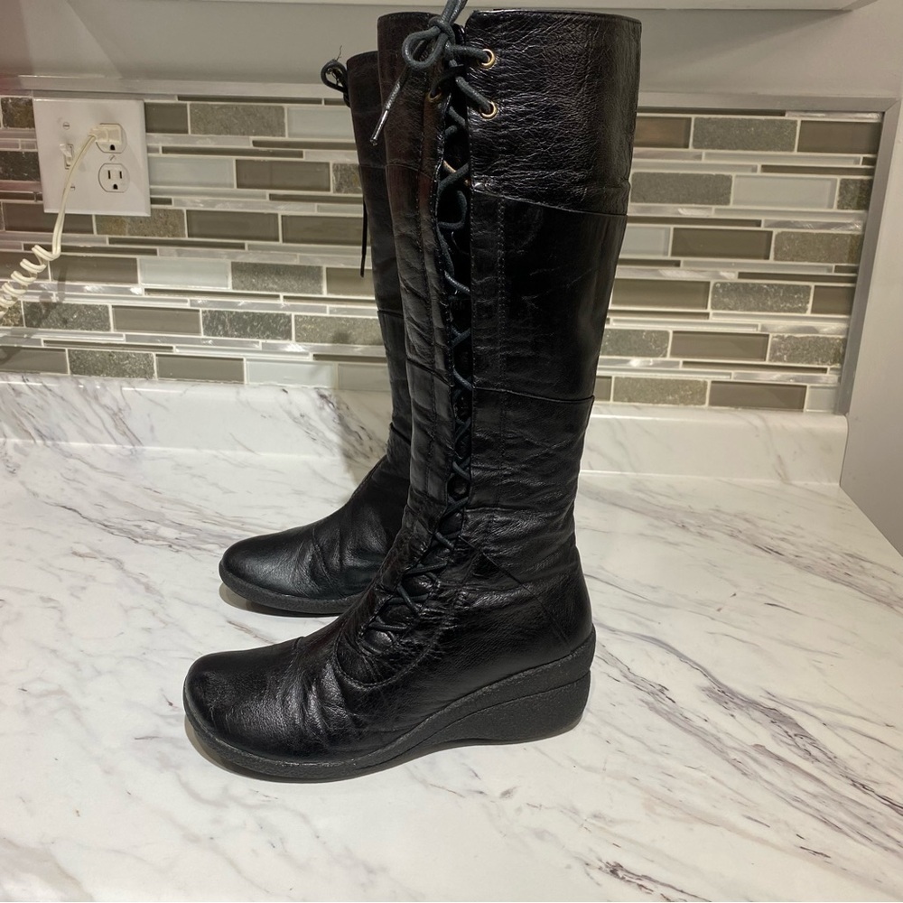 Miz Mooz October leather boots black size 36